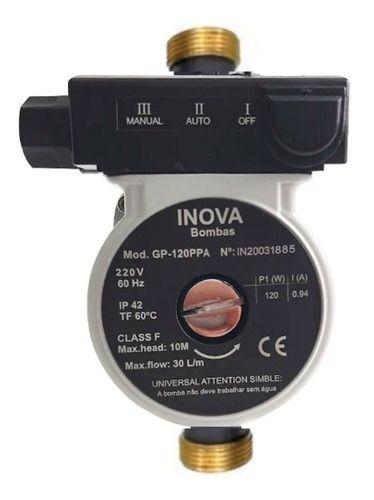 Bomba Inova Pressurizadora – MOD GP 120PPA – 220V – 10mca