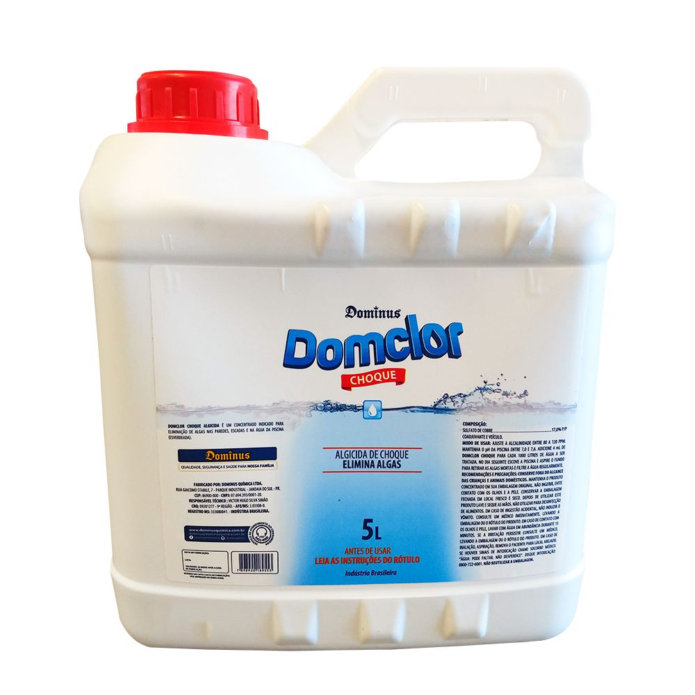 Domclor – Algicida Choque – 5L