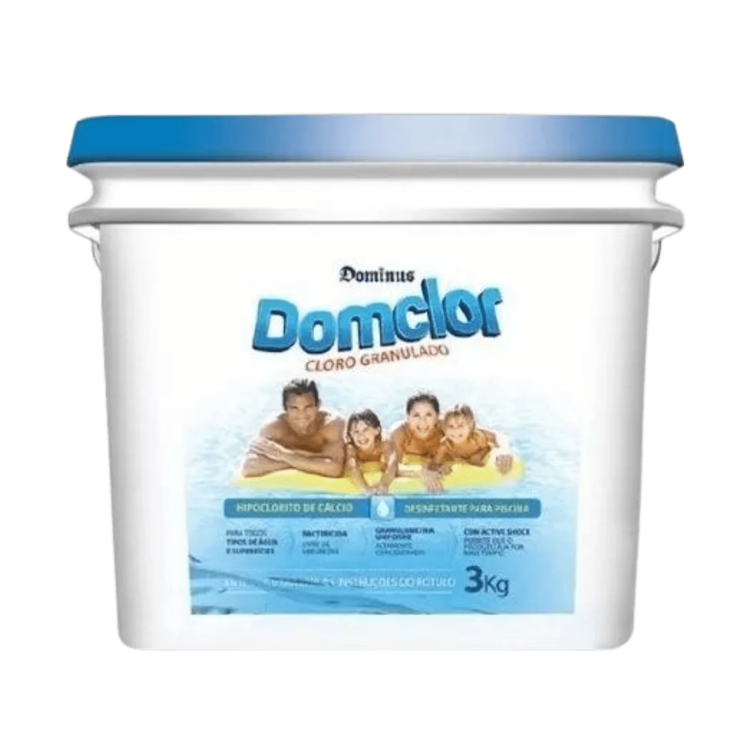 Domclor – Cloro Hipoclorito de Cálcio – 65% 3Kg