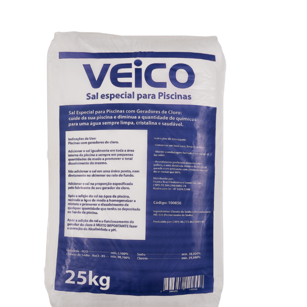 Sal P/ Gerador de Cloro Veico – 25 Kg