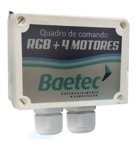 Quadro de Comando Baetec -RGB C/ 4 Auxiliares