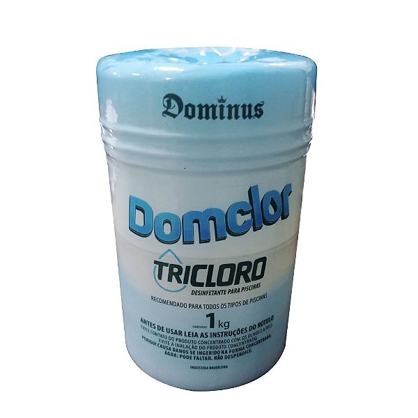 Domclor – Pastilha Tricloro  – Tubete c/ 5 pastilhas – 1kg (90% Teor de cloro ativo)