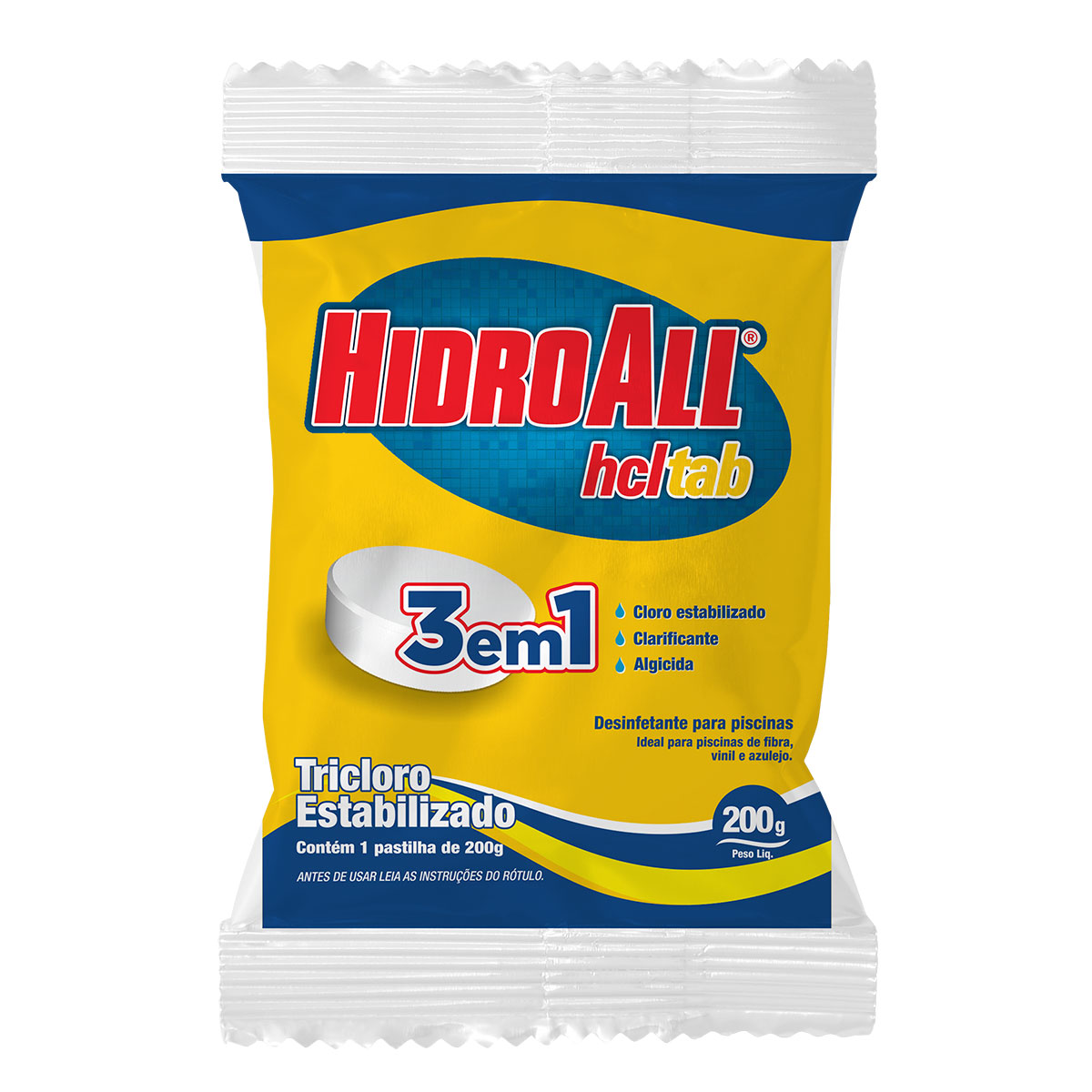 Hidroall – Pastilha 3×1 – 200gr