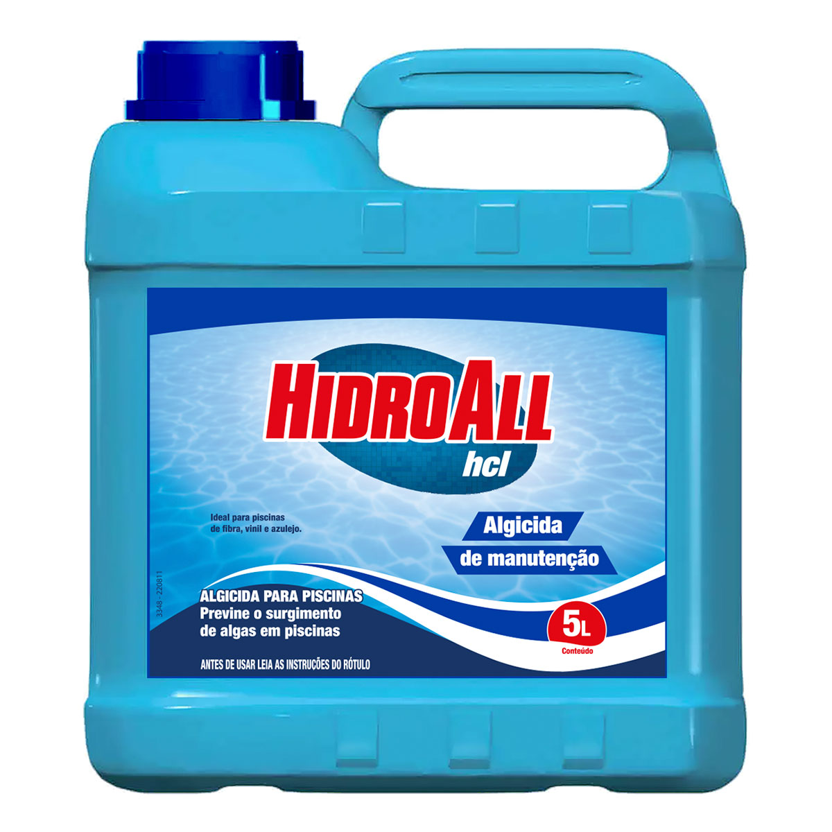 Hidroall – HCL Algicida Manutenção – 5L