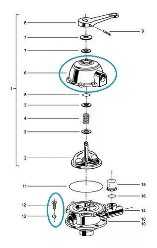 Tampa Valvula Jacuzzi – VS6TP15 c/ Etiqueta