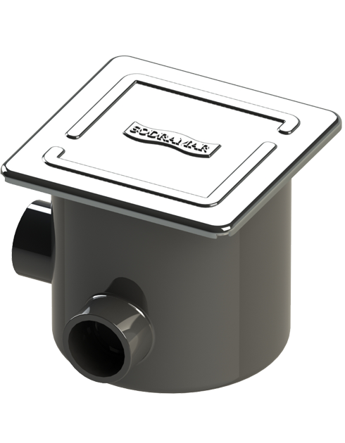 Caixa de Passagem Redonda Tampa Inox – Sodramar